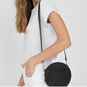 Cuyana Black Circle Shoulder Bag